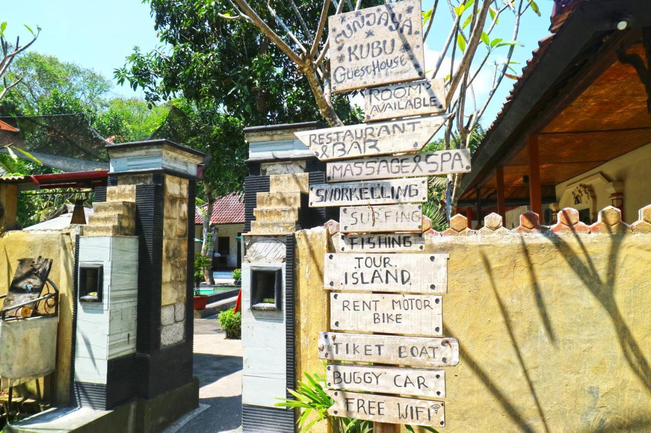 Sunjaya Kubu Guesthouse Lembongan Kültér fotó